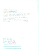 Polish Politician Jerzy Lukaszewicz - Vintage Photograph