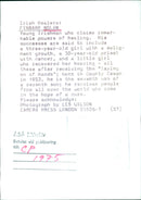 Irish Healer with Remarkable Powers of Healing - Vintage Photograph