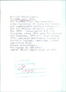 British Politician Richard Luce, M.P. - Vintage Photograph