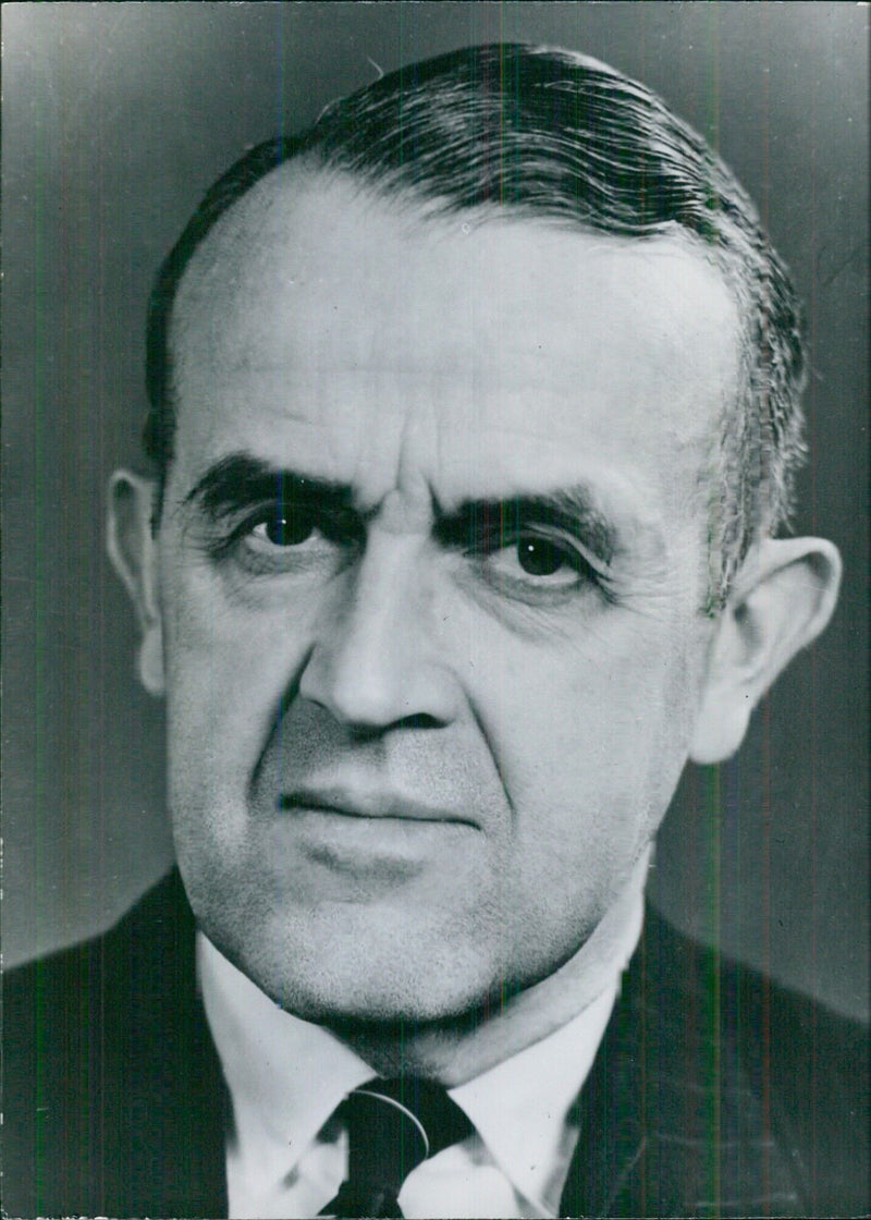 Swiss Politician Max Petitpierre, 1960 - Vintage Photograph