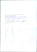 Australian Politicians: ANDREW PEACOCK - Vintage Photograph