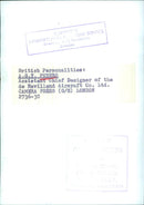 A.G.T. PETERS, Assistant Chief Designer of the de Havilland Aircraft Co. Ltd. - Vintage Photograph