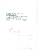 Brazilian Politicians: RUBENS LUDWIG OPS Rubens Ludwig, Brazil's Minister of Education. - Vintage Photograph