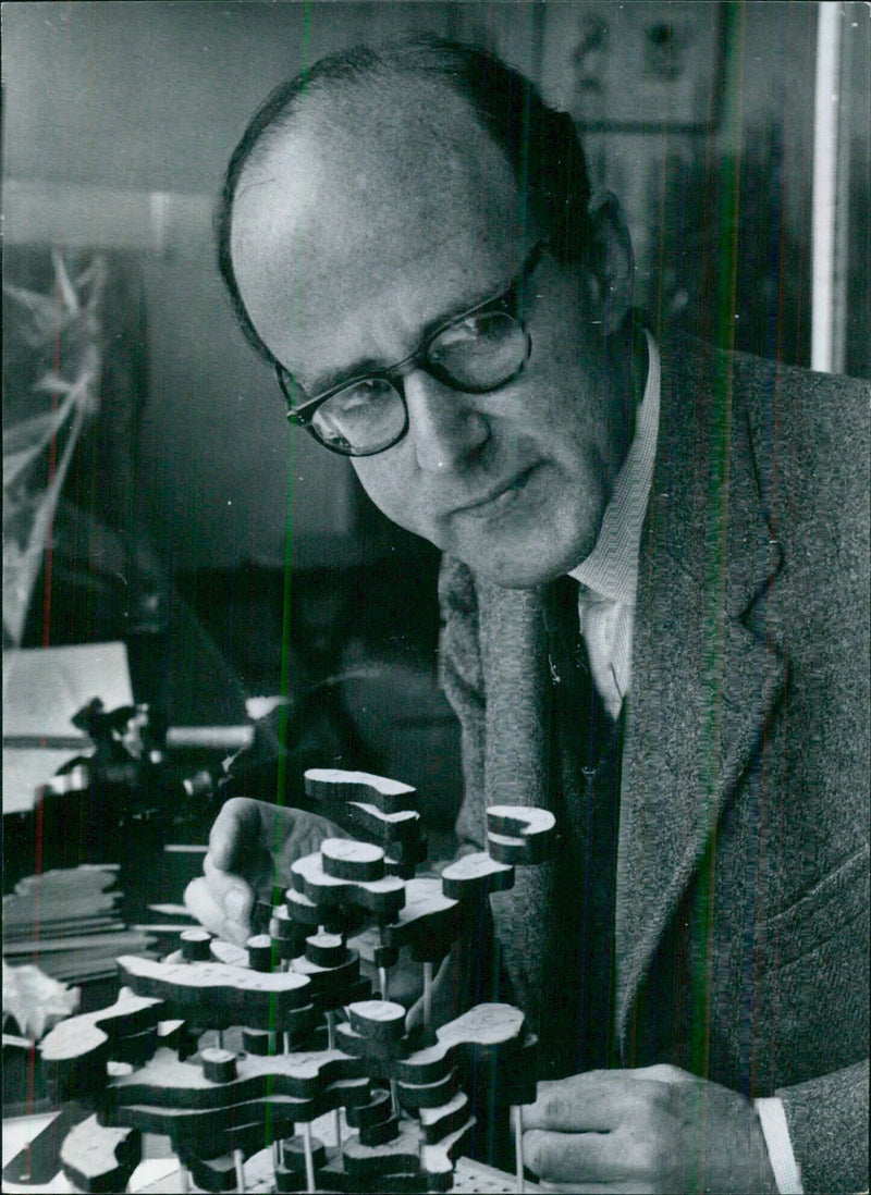 Dr. Max Ferdinand Perutz, Ph.D., F.R.S. - Vintage Photograph