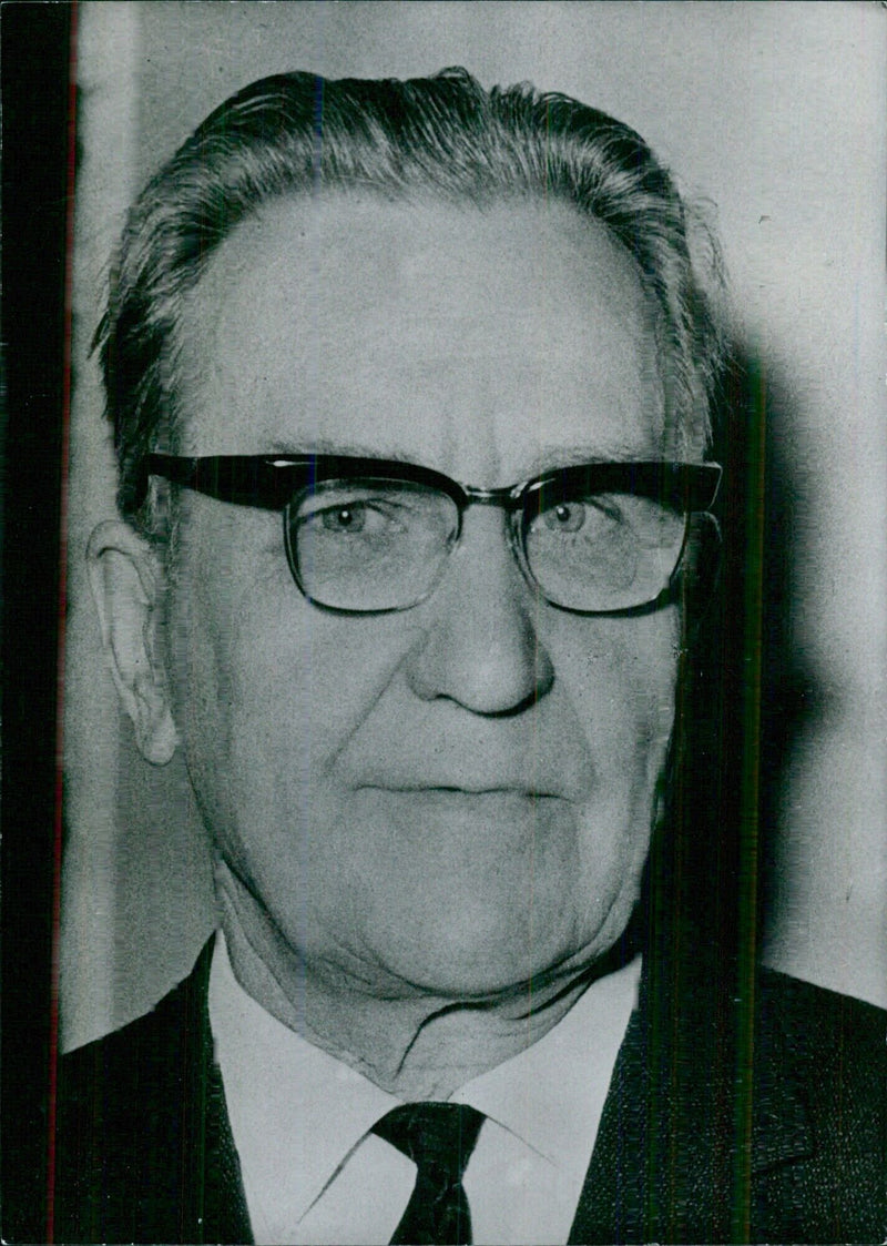 European Communist Party chiefs: VILLE PESSI Secretary-General of the Communist Party of Finland. - Vintage Photograph