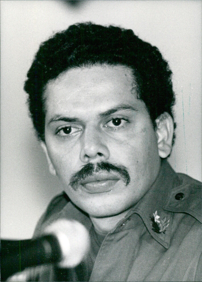 Carlos Nuñez, miembro de la Dirección Nacional del FSLN - Vintage Photograph