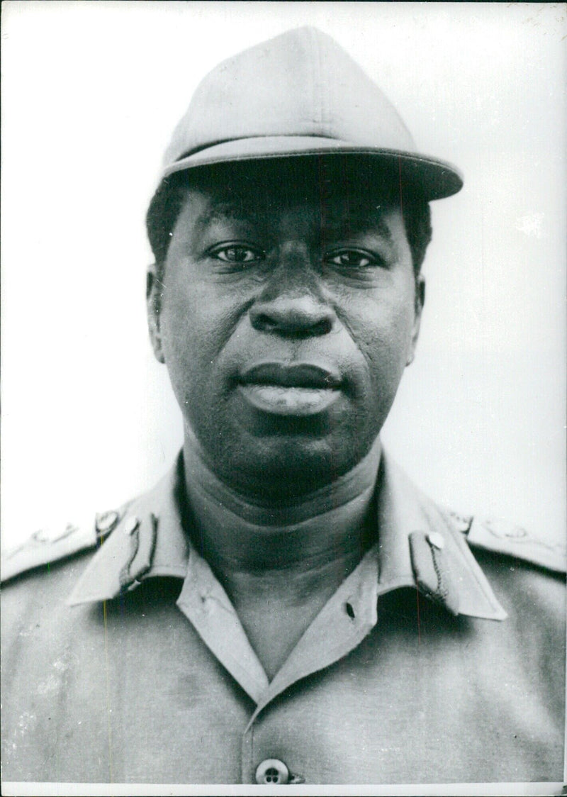 Colonel E. O. Nyante, Regional Commissioner for Volta Region - Vintage Photograph