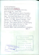 Sir Denning Pearson, Chief Executive and Deputy Chairman of Rolls-Royce Ltd. - Vintage Photograph