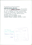 Carlos Nuñez Tellez, President of the State Council of Nicaragua - Vintage Photograph