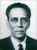 Russian politician A. Ya. PELSHE, Chairman of the Central Committee's Party Control Committee. - Vintage Photograph