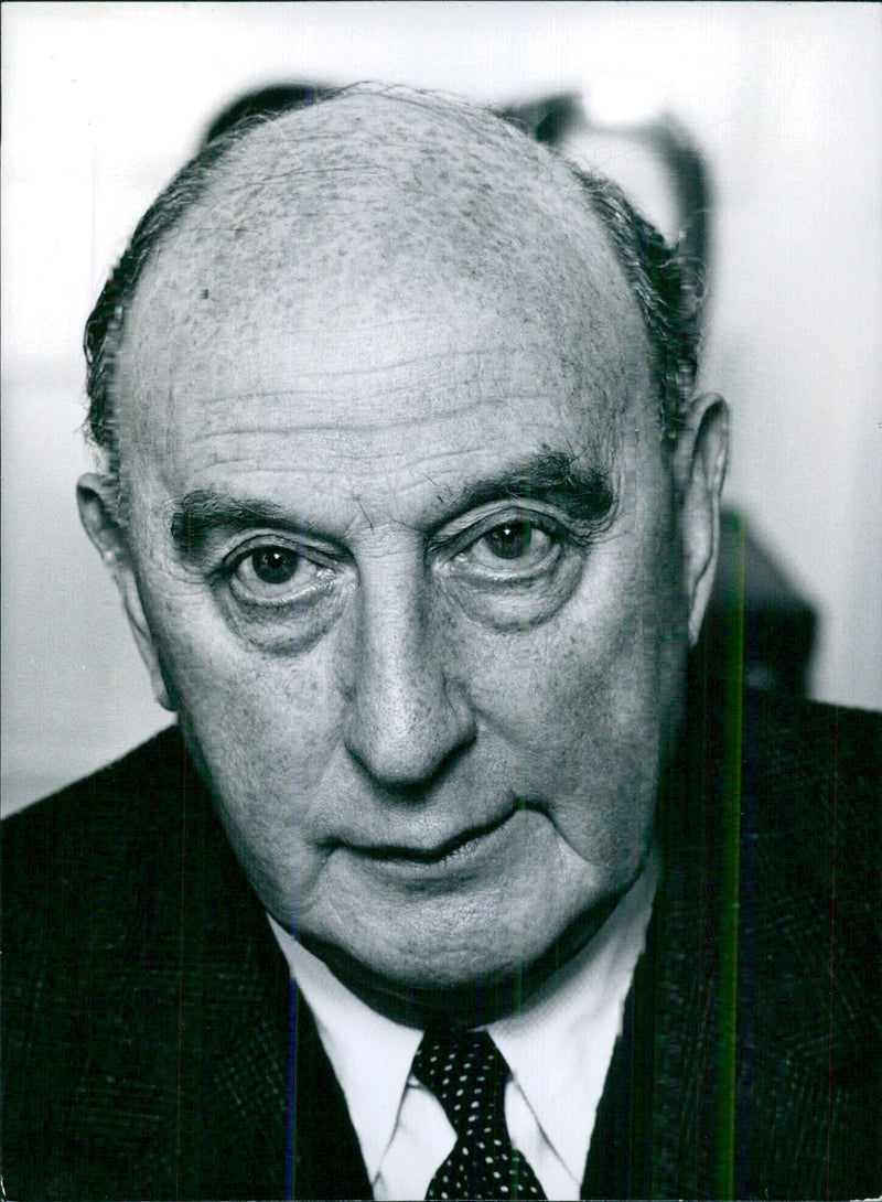 SIR KENNETH PEACOCK, Chairman of Guest Keen and Nettlefolds Ltd. - Vintage Photograph