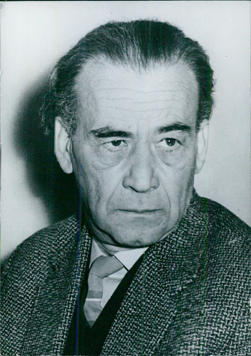 Soviet Writer Leonid Pervomysky, Candidate for the Lenin Prize for Literature - Vintage Photograph