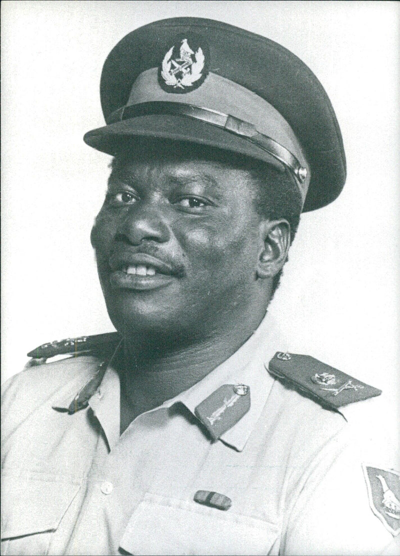 Gen. REX NHONGO OPS General Rex Nhongo, Commander-in-Chief of the Zimbabwe Army. - Vintage Photograph