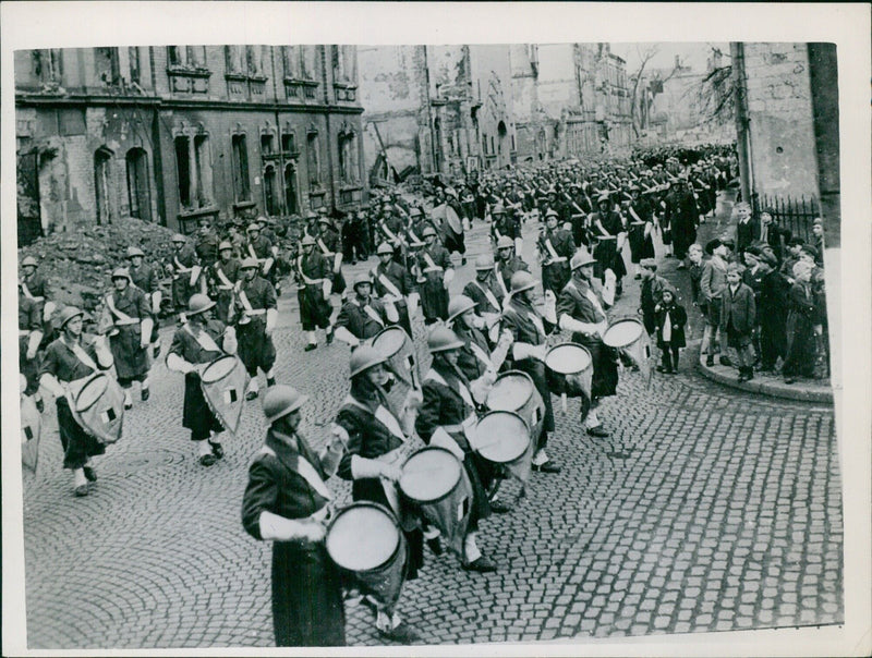 69th Anniversary of the Liberation of Saar Territory - Vintage Photograph