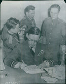 Signing of FINA: Air Chief Marshal's Surrender - Vintage Photograph