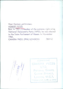 West German politician Herbert Peter - Vintage Photograph