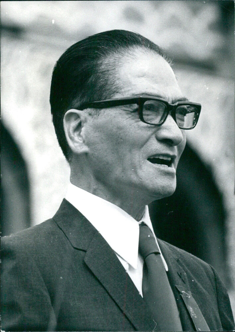 NI WEN-YA, Head of the House of Representatives in Taiwan - Vintage Photograph