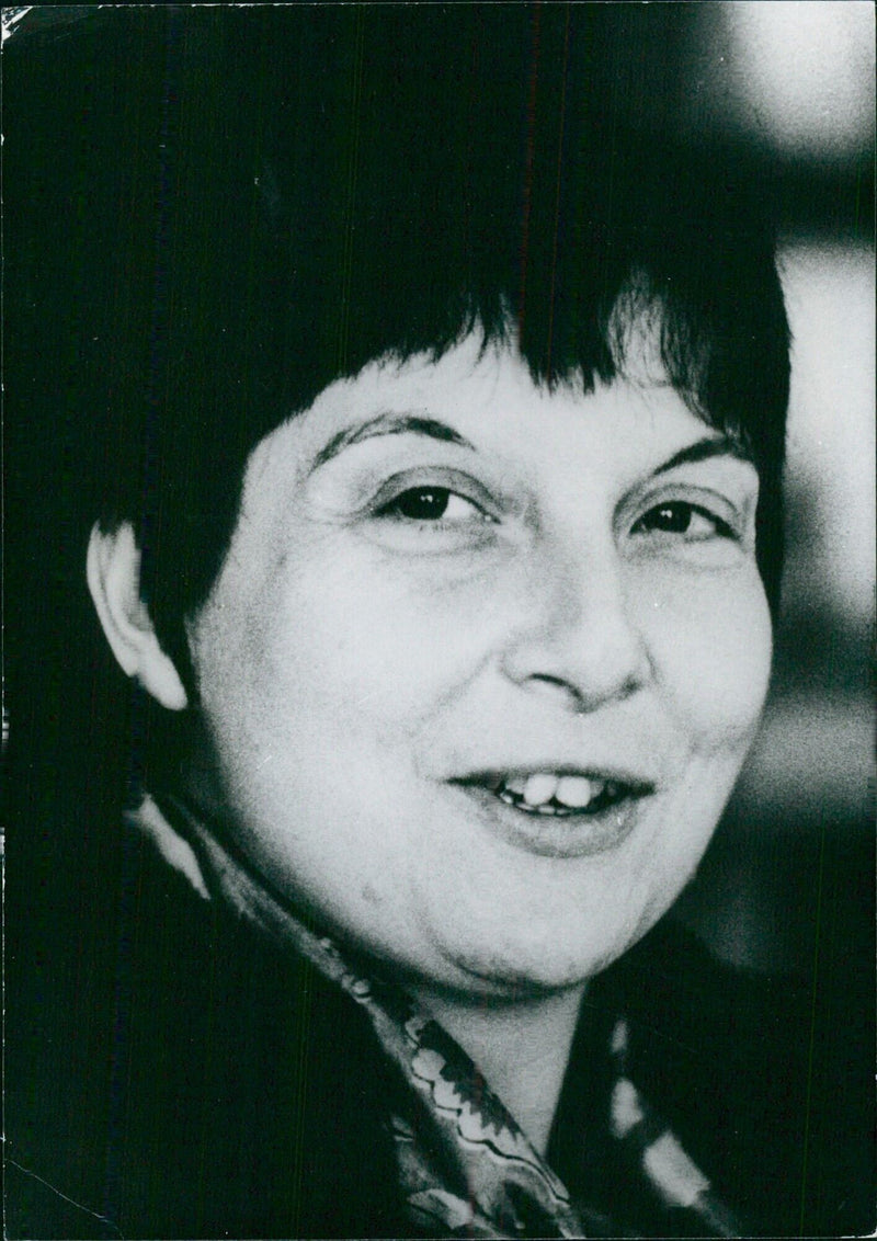 French Writer Clarisse Nicoidski - Vintage Photograph