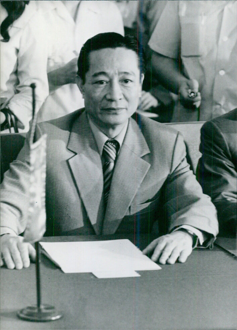 Vietnamese Deputy Foreign Minister Phan Hion - Vintage Photograph