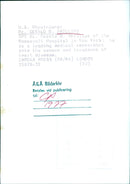 Dr. Gerald D. Phillips, a leading medical researcher into heart disease - Vintage Photograph