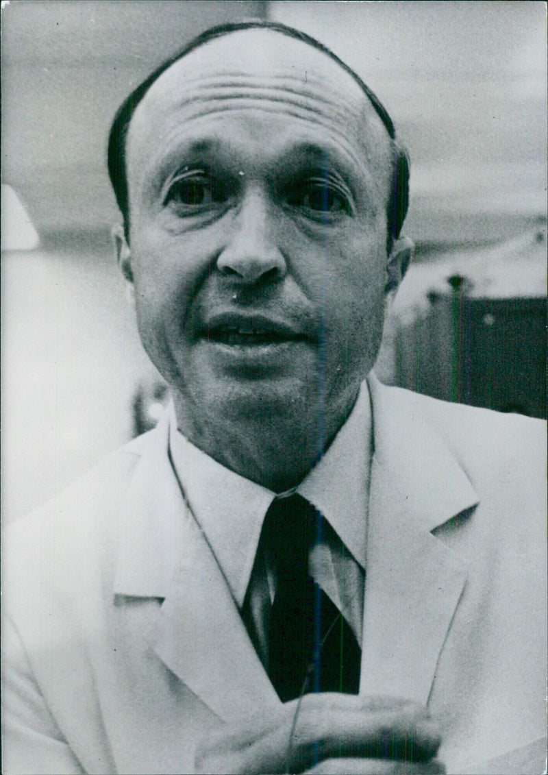 Dr. Gerald D. Phillips, a leading medical researcher into heart disease - Vintage Photograph