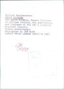 British Businessmen: DAVID NICKSON OPS - Vintage Photograph