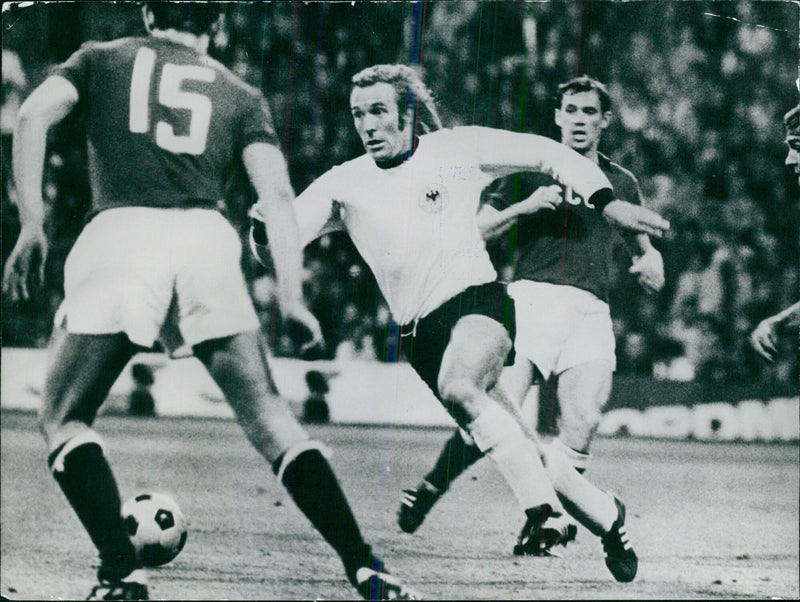 Gunter Netzer, West German Midfield Player - Vintage Photograph