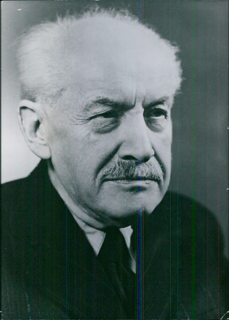 Professor Zdenek Nejedlý, Czechoslovak Politician - Vintage Photograph