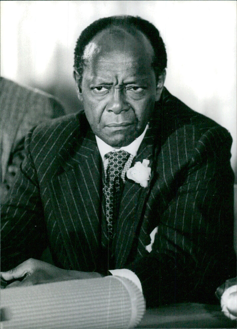 Charles Njonjo, the Attorney General of Kenya - Vintage Photograph