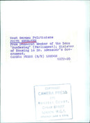 West German Politicians FRITZ NEUMAYER - Vintage Photograph