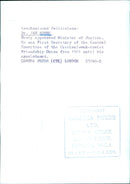 Dr. JAN NEMEC, Newly appointed Minister of Justice - Vintage Photograph