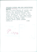 Jacques Chirac and Sir Christopher Leaver visiting the Tower of London - Vintage Photograph