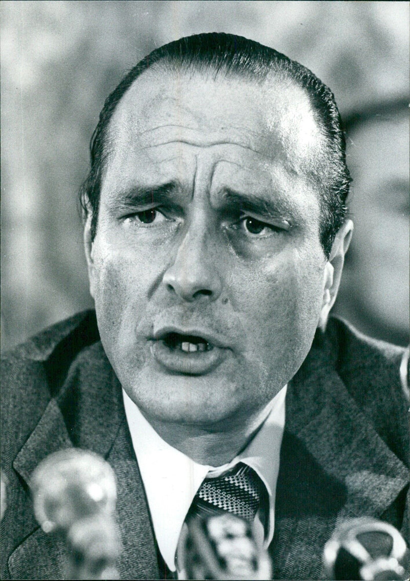 Jacques Chirac, ancien Premier ministre français et maire de Paris - Vintage Photograph