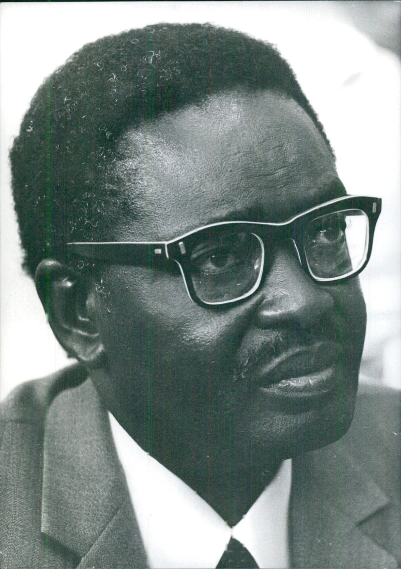 AGOSTINO NETO, President of M.P.L.A. (Popular Movement for the Liberation of Angola) - Vintage Photograph