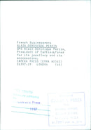 ALAIN DOMINIQUE PERRIN, President of Cartier - Vintage Photograph