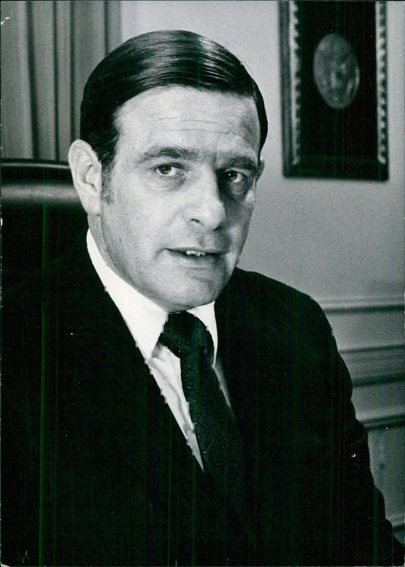 JAMES NEEDHAM, Chairman of the New York Stock Exchange - Vintage Photograph