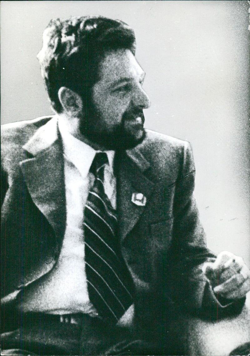 Italian Politicians: OSVALDO PESCE National Secretary of the (Marxist- Leninist) Organisation of Italian Communists. - Vintage Photograph