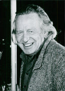 Swiss Writer Hans Pestalozzi with his latest book "Nach uns die Zukunft" - Vintage Photograph