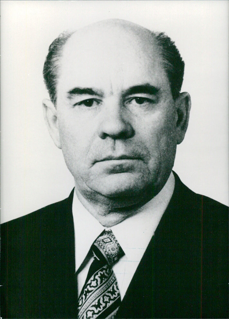 Vasily S. Pestov, Chairman of the Executive Committee of the Moscow Region Soviet of People's Deputies - Vintage Photograph