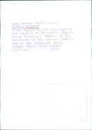 East German Politicians: ALFRED NEUMANN - Vintage Photograph