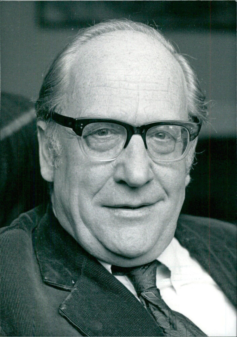 Professor Alan Peacock, Chairman of the Committee on Financing the BBC - Vintage Photograph