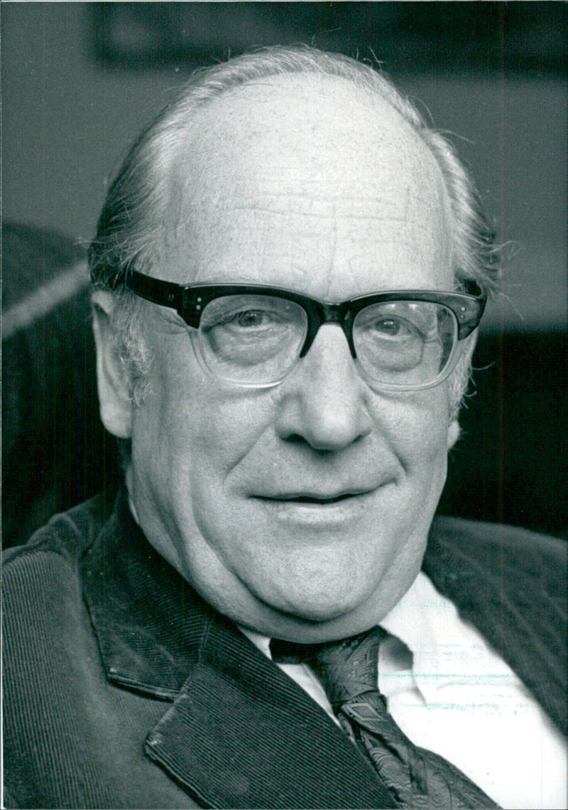 Professor Alan Peacock, Chairman of the Committee on Financing the BBC - Vintage Photograph