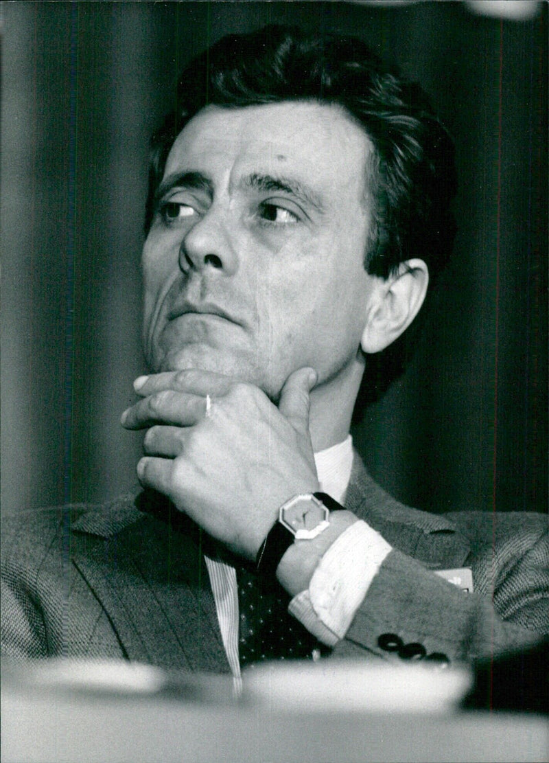 French Politician Michel Pezet - Vintage Photograph