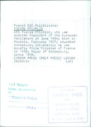 Pierre Pflimlin, President of the European Parliament - Vintage Photograph