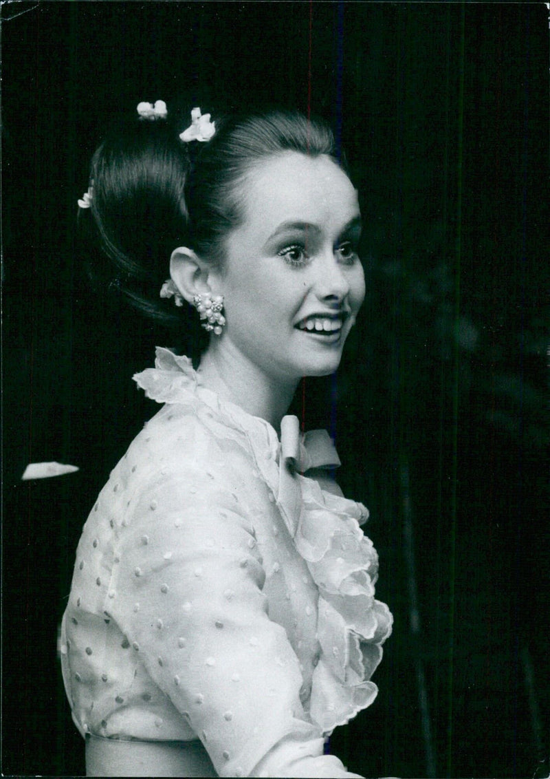 Angela Nevill, daughter of Lord and Lady Rupert Nevill and god-daughter of H.M. The Queen - Vintage Photograph