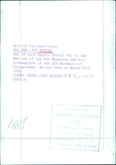 British Personalities: The HON. GUY NEVILL - Vintage Photograph