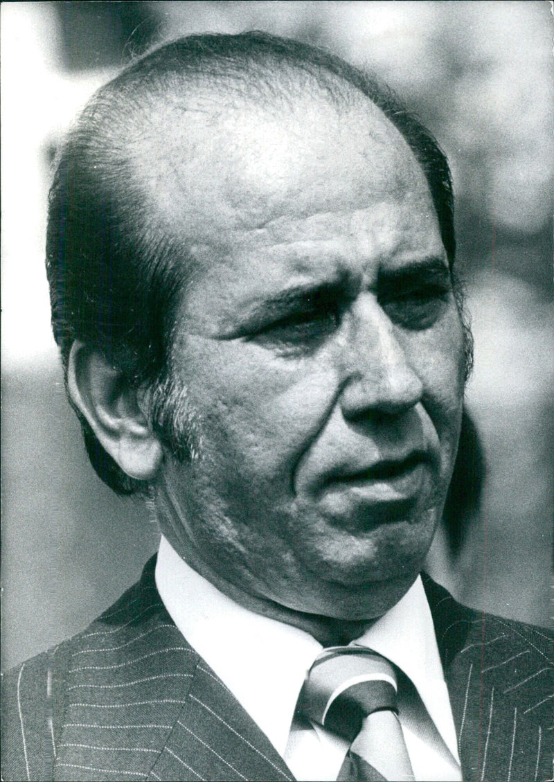 Venezuelan President Carlos Andres Perez - Vintage Photograph