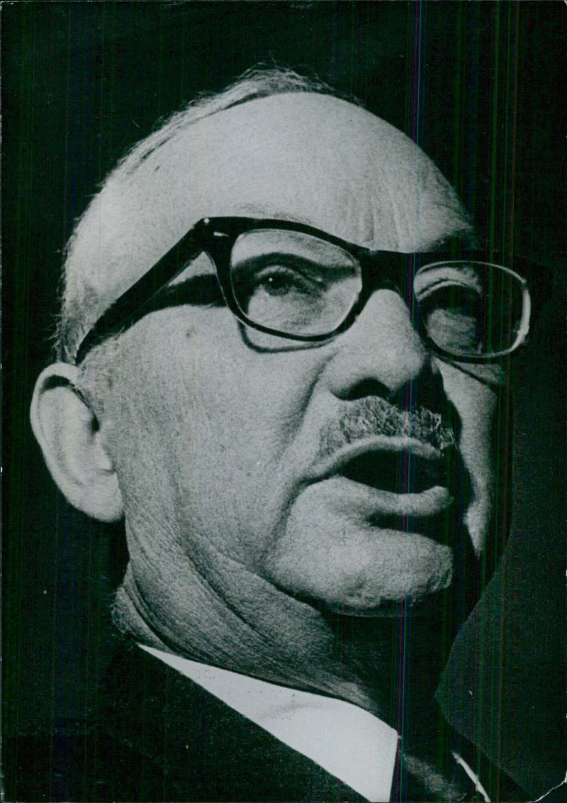 JEAN DE PRÉCIGOUT, Joint Vice-President of the Conseil National chi Patronat Francais - Vintage Photograph