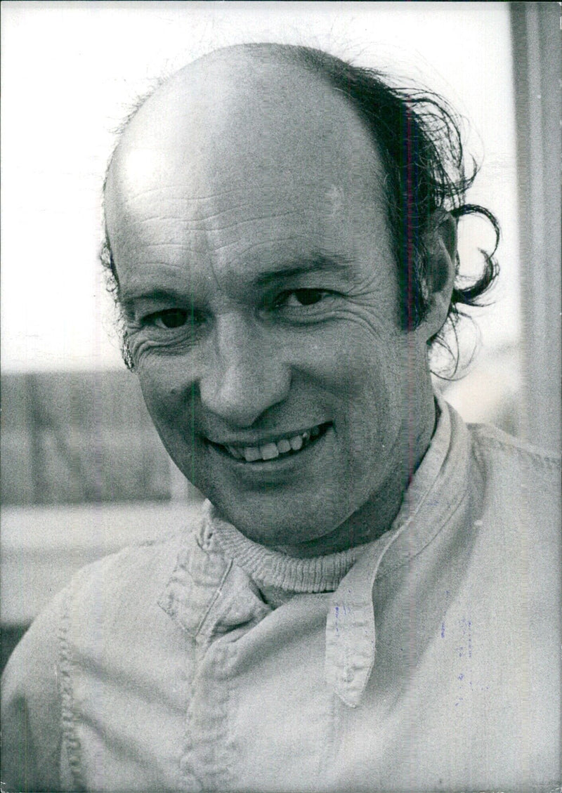 British Racing Driver David Prophet in a McLaren-Chevrolet M10B, 1972 - Vintage Photograph