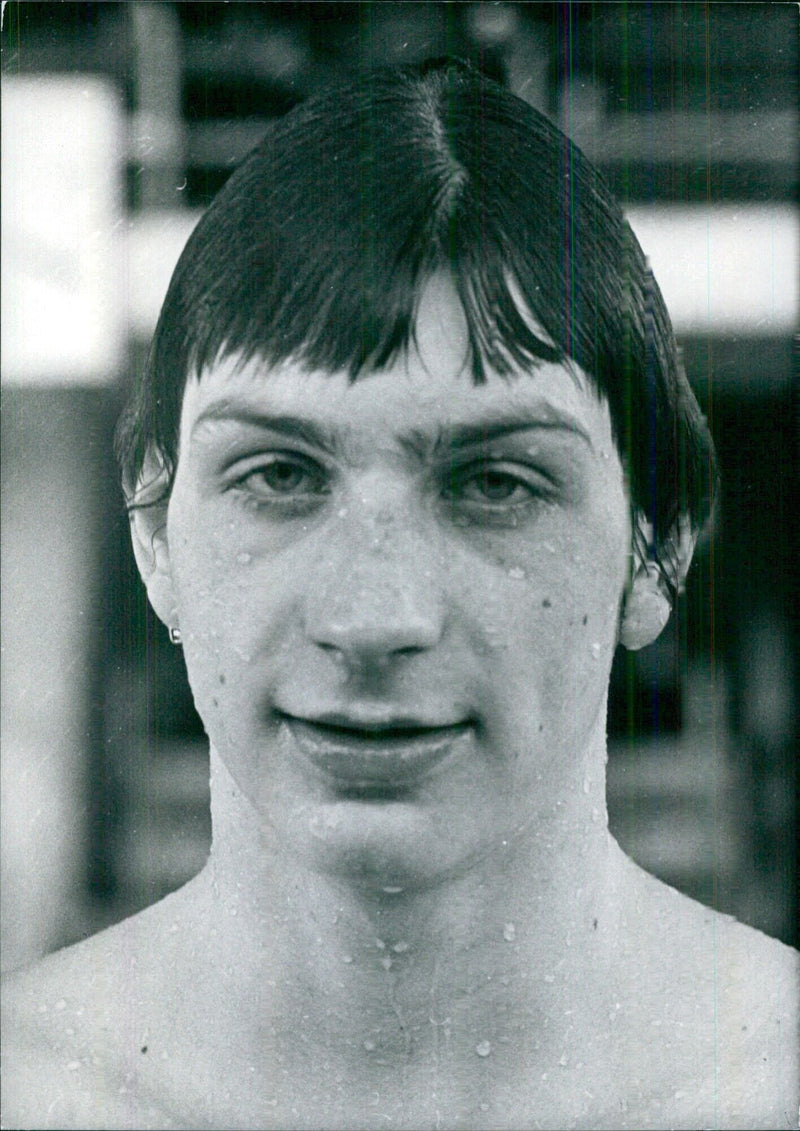 British Swimmers: BAPEY PRIME Free-styler from Bedford. - Vintage Photograph